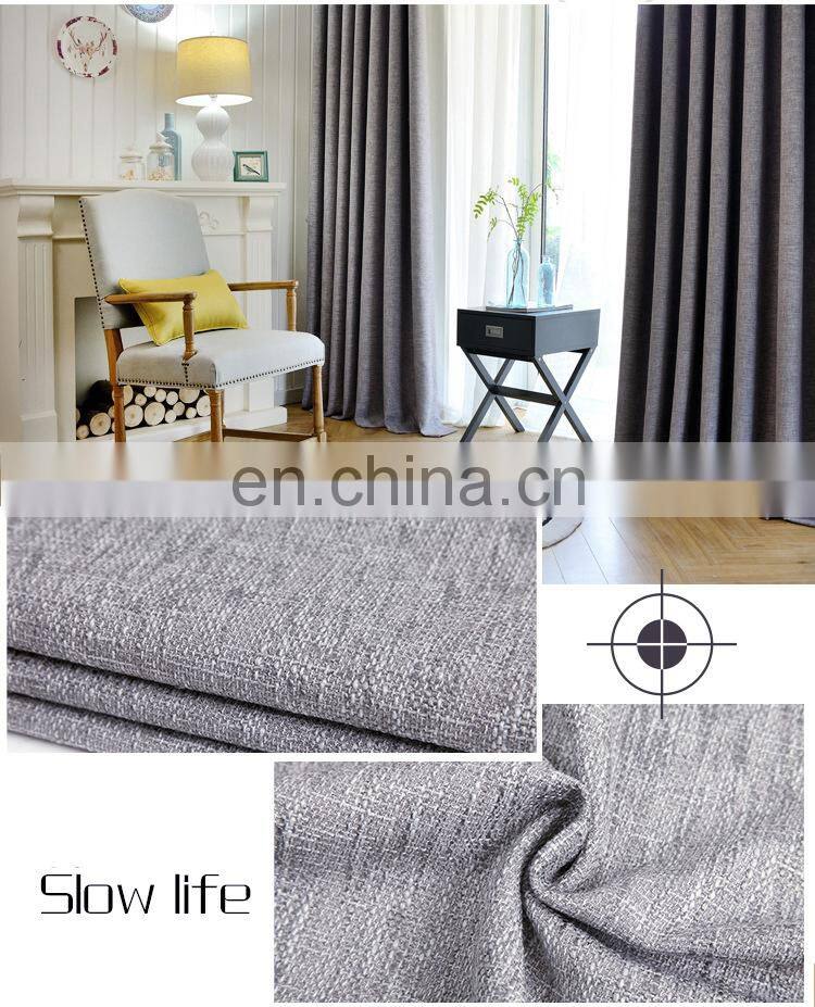 Top Quality 100% polyester ready made one piece blackout curtain
