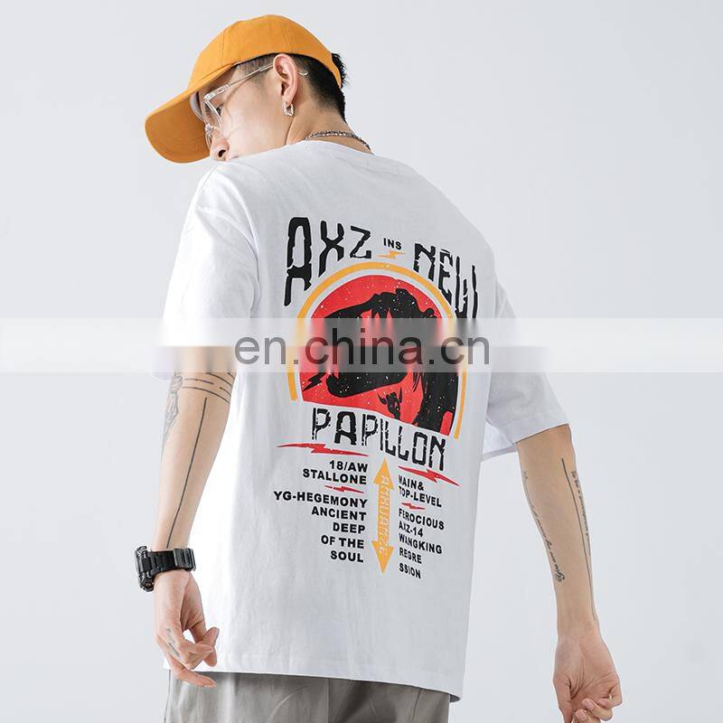 Custom logo design clothing man t shirt black