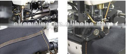 computer hemming sewing machine with thread trimmer for jeans