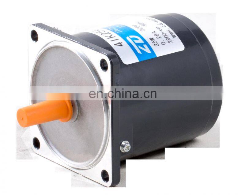 Low speed long life single phase 220V 120W AC induction gear motor for packing machine