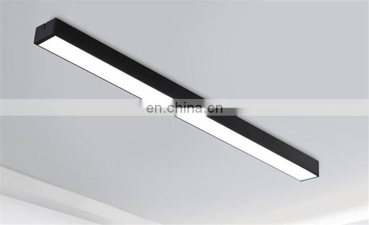 High Quality Aluminum 0.6M 1.2 Meter Long Black White Linear Lighting Fixture, LED linear light