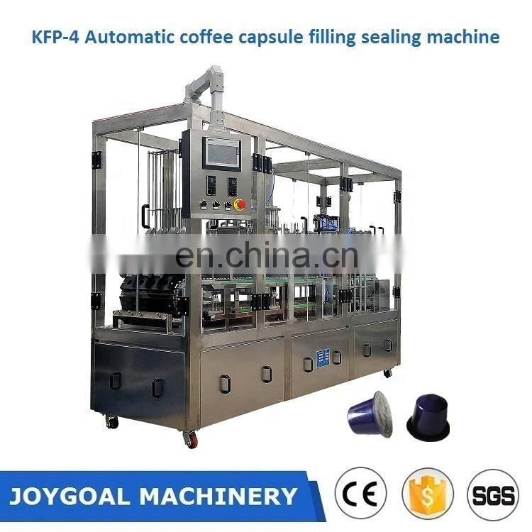 Full automatic machine making coffee capsule /nespresso coffee capsule filling and sealing machine