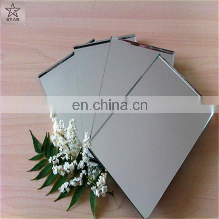 4mm Large Aluminum Mirror Glass Sheet For Bathroom Decoration