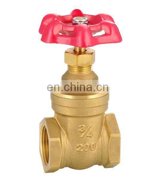 JD-1011 brass forged 25mm gate valves
