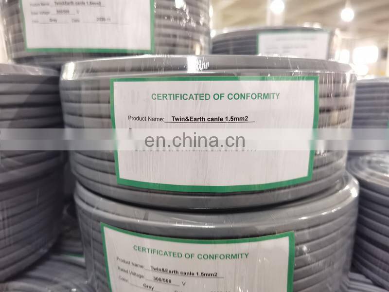 Top Quality twin and earth cable 2.5mm2