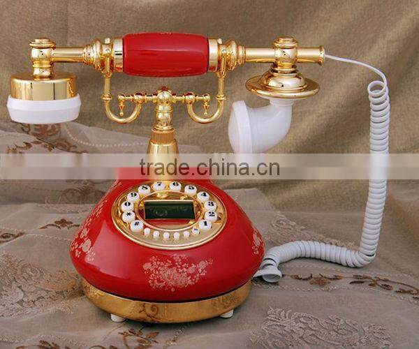 Cheap corded antique decorative corded telephone