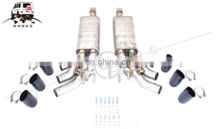 W464 exhaust system for G-class W463A G500 G63 2018-2020y original exhaust system with 6 end pipes and valve control