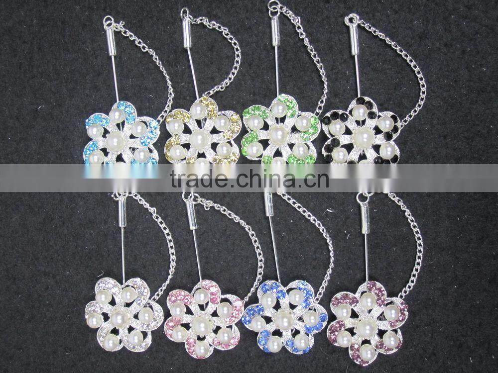 B075 HOT SALE 2014 MUSILM BROOCH HIJAB SCARF PINS