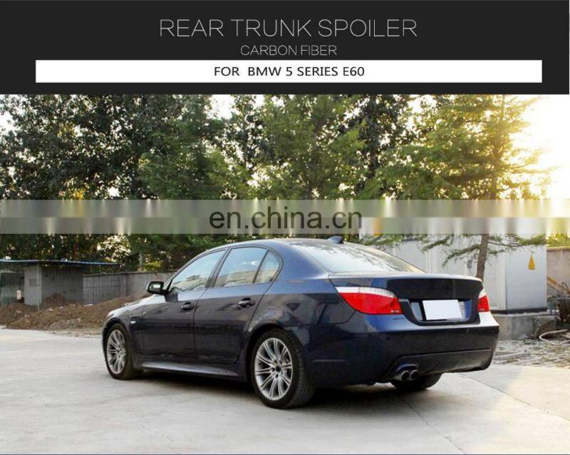 Carbon Fiber Rear Wing Spoiler for BMW E60 M5 525i 525xi 528i 530i 535i 545i 550i 2004-2009
