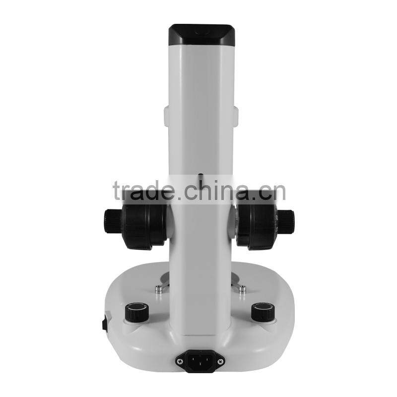 ZJ-619 76mm LED Dual Illuminated Light Fine Focus Microscope Track Stand