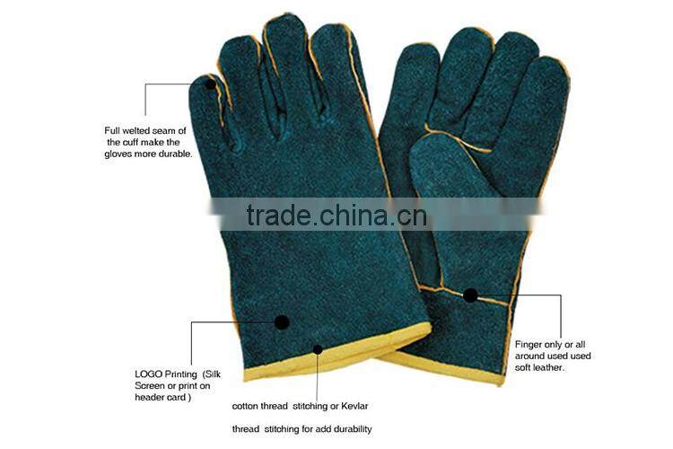 Flame Resistant Welder Gloves Factory Supply LG045