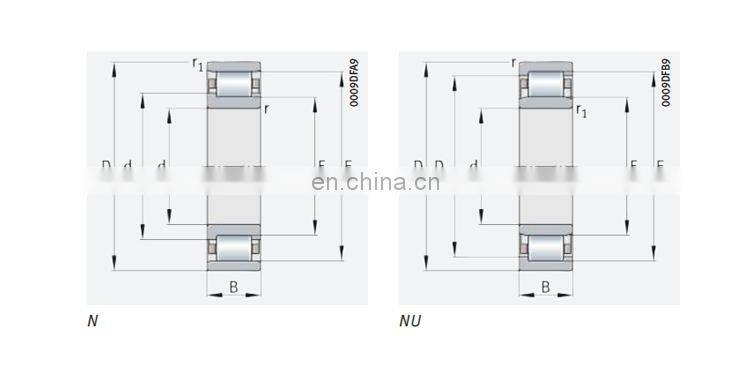 N205-E-XL-TVP2 High quality single row cylindrical roller bearings 25x52x15mm