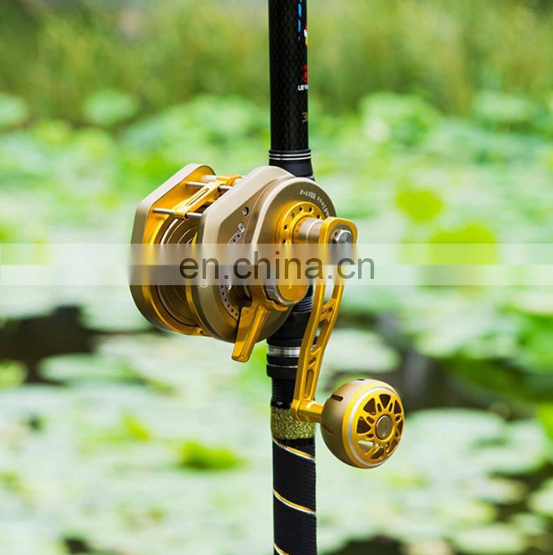 13+2 Stainless Steel Bearings 30kg Big Drag Drum Full Metal Fancy Jigging Trolling Boat fishing jig reels