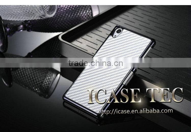 Hot selling Carbon firber back cover for Sony Z2