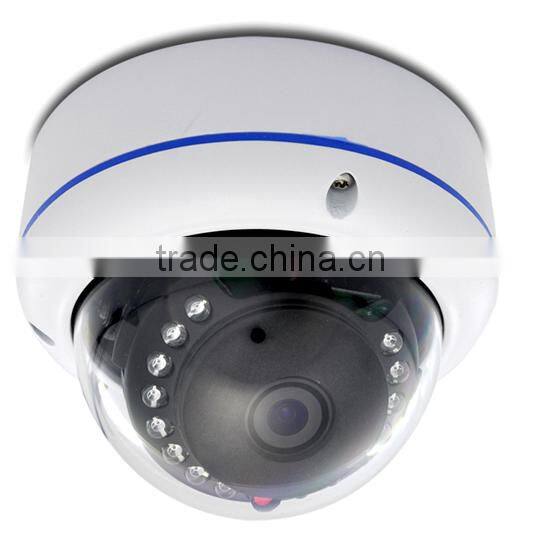 2.0 MegaPixels HD-TVI Dome Camera with varifocal 2.8-12mm/IP66 weatherproof