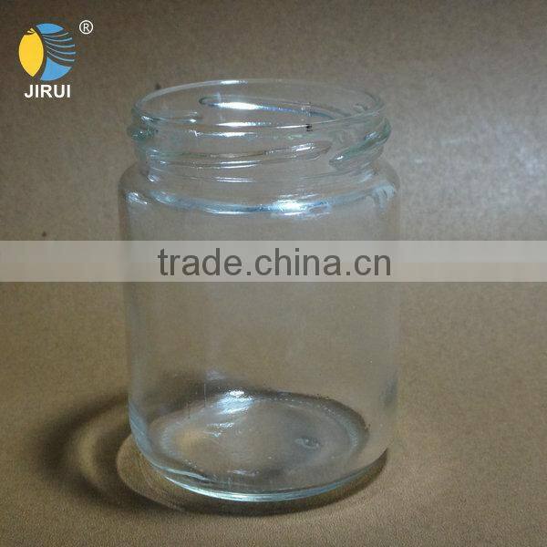 350ml plant tissue culture glass jar with plastic cap