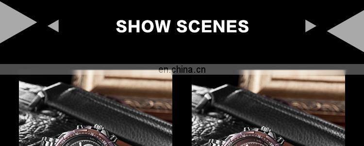 SINOBI Men Luxury Watch S9696G Multifunctional Stainless Steel Night Light Function Date Display Men's Watches Jam Tangan Pria