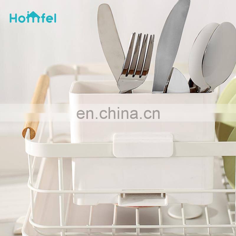 Compact Dish Rack Steel Dish Drainer Racks Wire Kitchen things Organizer and Holders