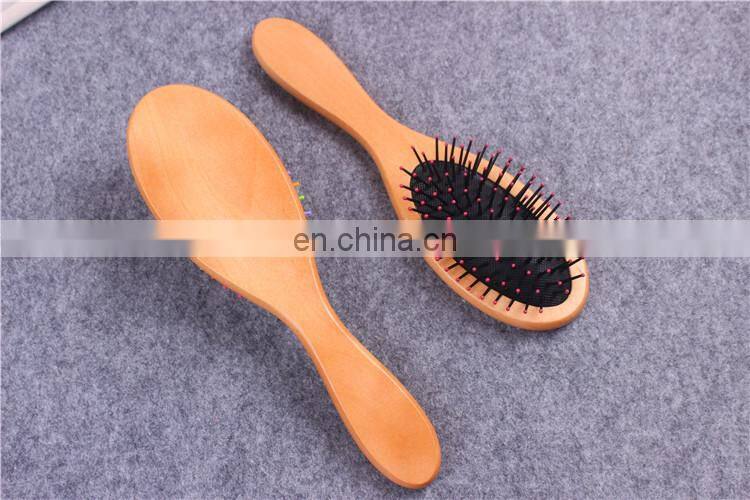 Wooden Bamboo Hair Brush Improve Hair Growth Wood hairbrush Prevent Hair Loss Anti-static Comb
