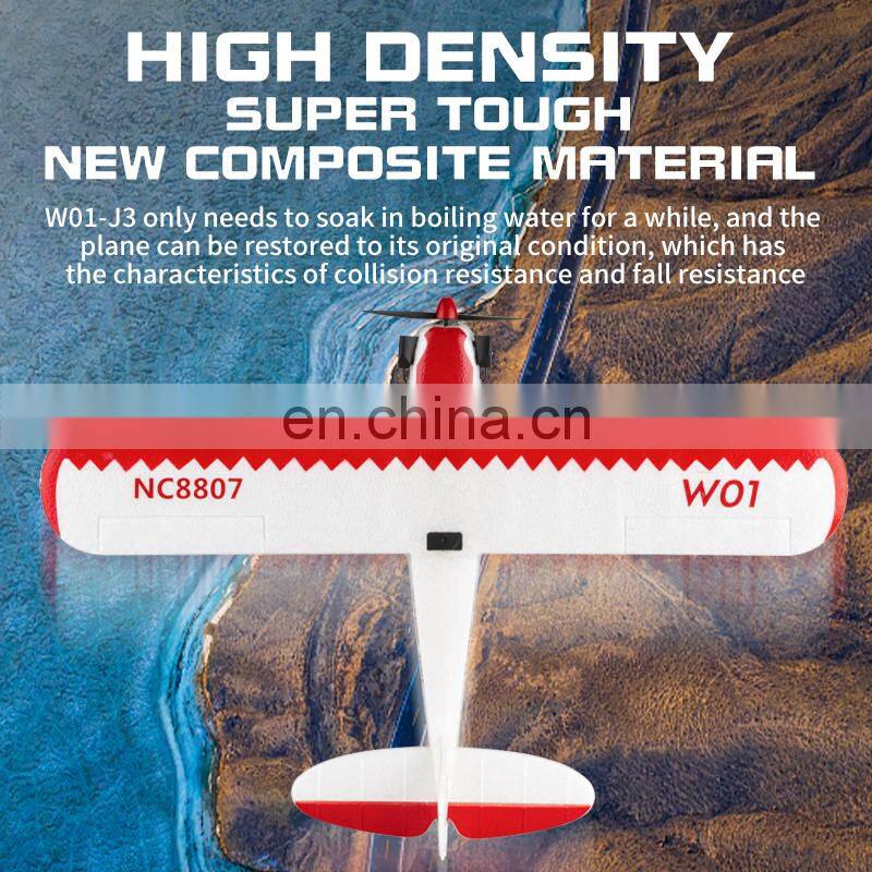 JJRC W01 Remote Control Airplane 6-Axis Gyroscope RC Glider Simulation Stable Flight RC Aircraft Modle Toys