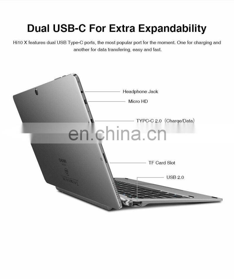 Hi10 XR Tablet/Laptop Win10 In tel Quad Core 6GB+128GB Notebook 3 in 1