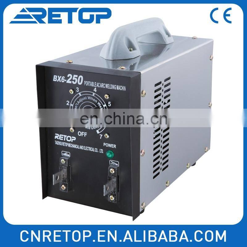 China factory supply AC ARC Welder BX6 250 welding machine inverter