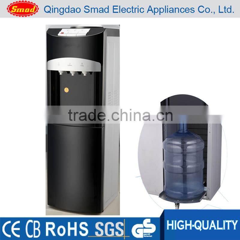 Home use compressor cooling standing water dispenser