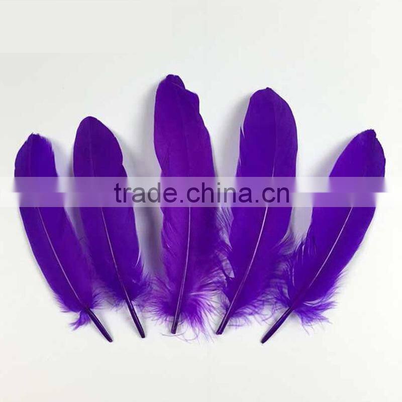 hot sell black and white artificial goose feather supplier