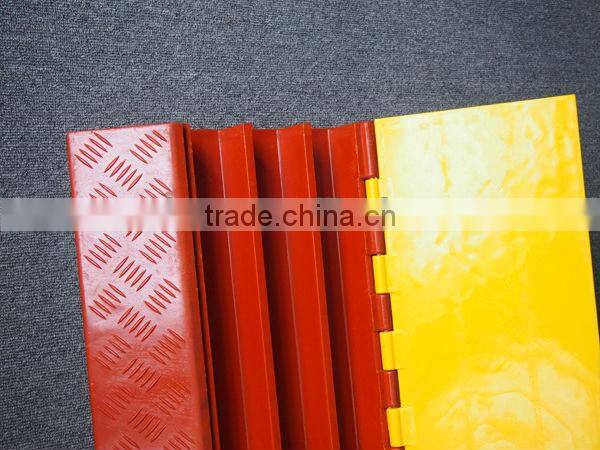 3 ways rubber floor cable protector