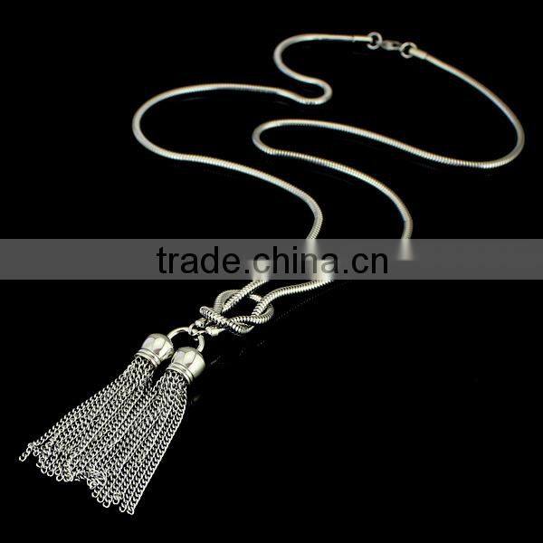 vintage tassel necklace chain gold necklace designs in 10 grams