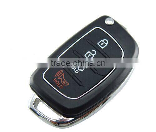 High quality Folding Remote Key 4 Button For Hyundai,Ki