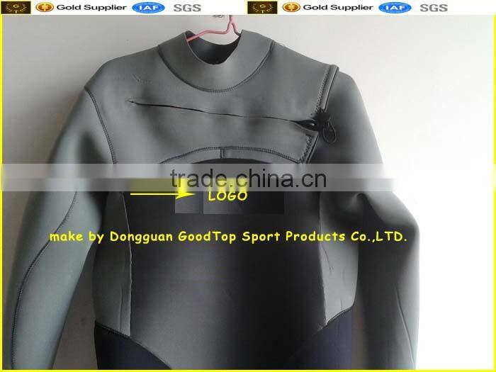 Surfing wetsuit with chest zipper 100% neoprene