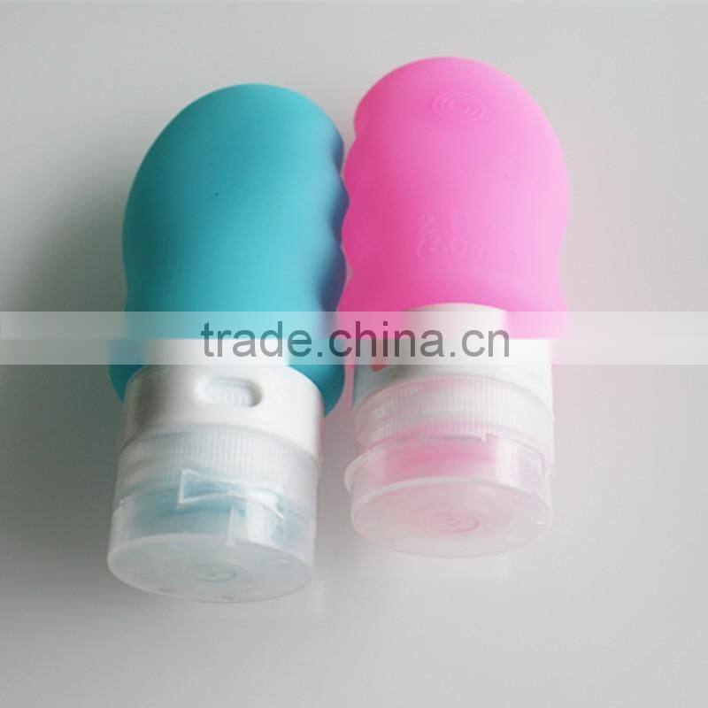 Leak-proof Hotel Shampoo Container Silicone Travel Tube Squeeze Bottle