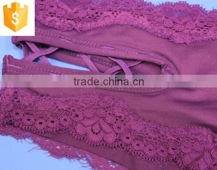 2016 lastest designed sexy lace panty for lady ,wholesale fashion nightwear panty