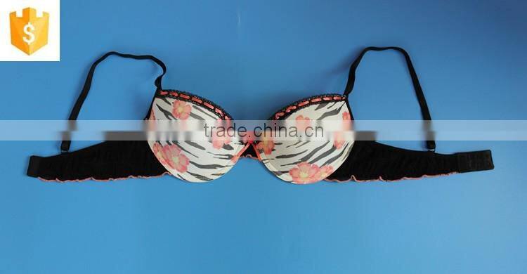 black sexy lace bra,flower printed sexy women bra