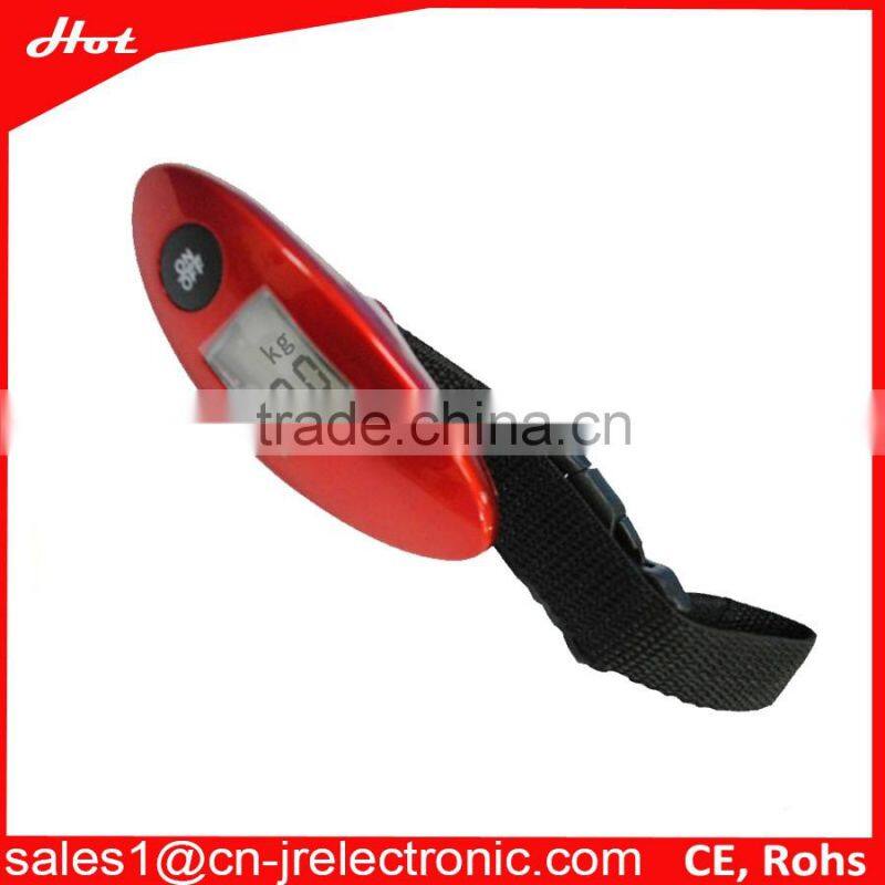 2016 cheapest small plastic travel scale red
