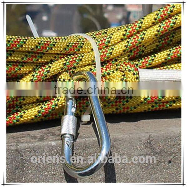 Security spong snap with hoop lock