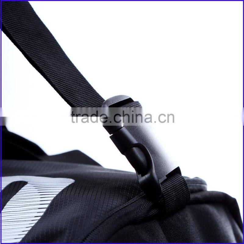 Colorful polyester leather canvas nylon sport gym bag with LOGO printed