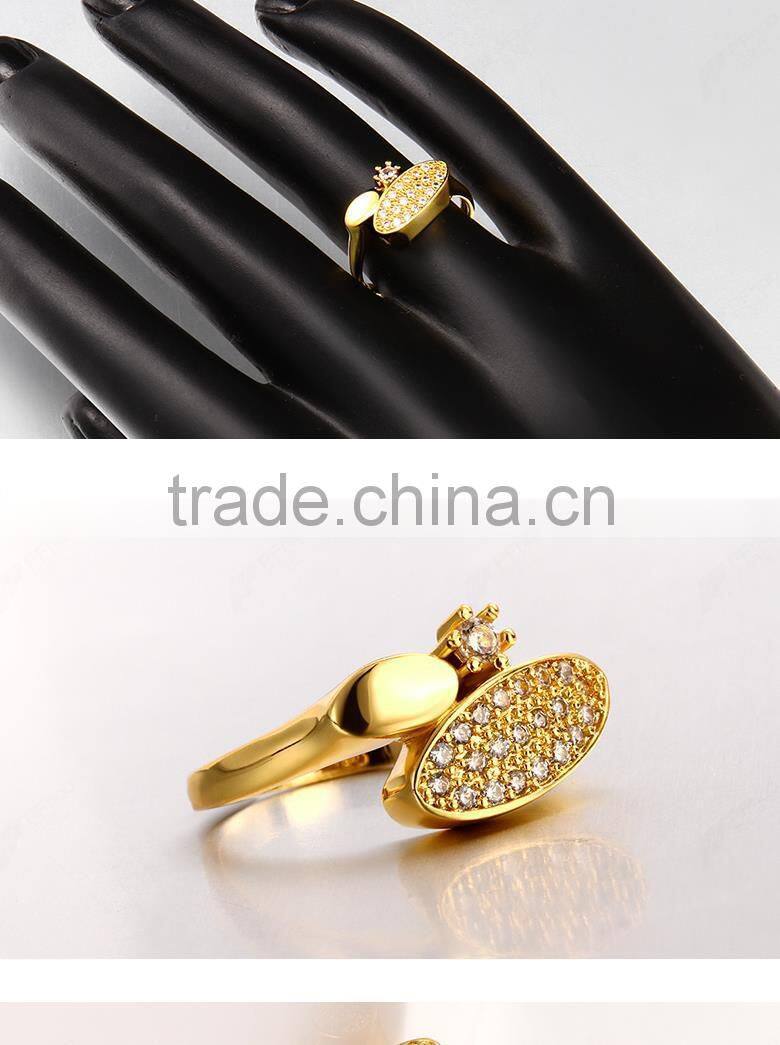 Fashion jewelry accessories 18k gold engagement wedding ring