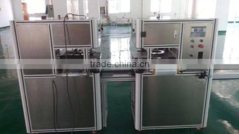 semi automatic homemade soap packing machine