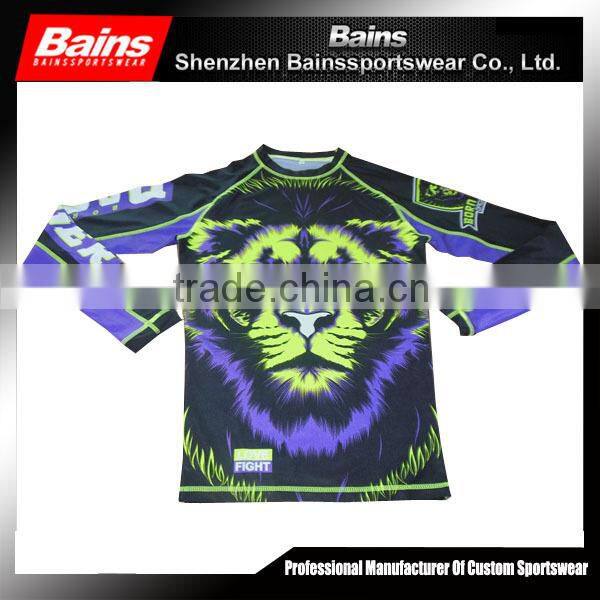 Top selling products custom sublimated rash guard women