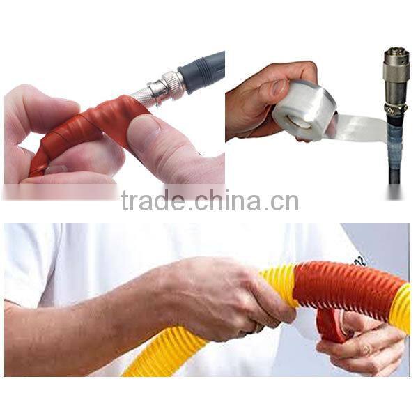 Adhesive silicone tape sew transparent