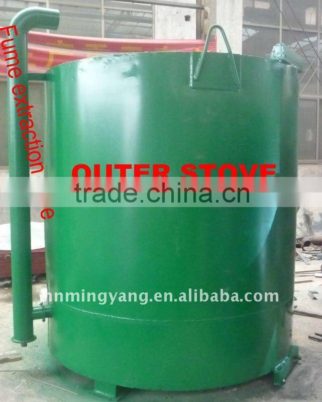 Energy-saving round wood charcoal carbonization stove kiln furnace 008615039052280