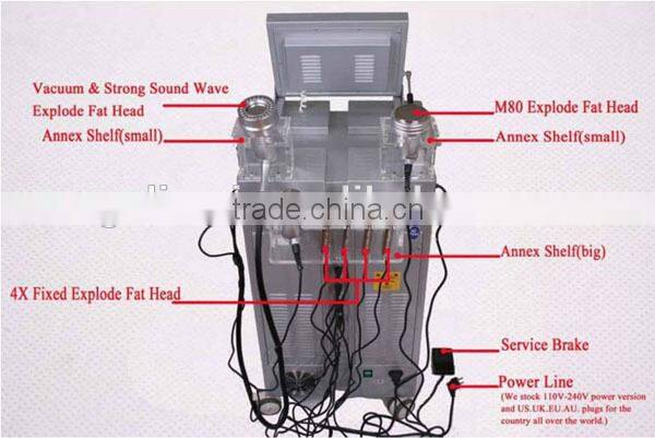 best vacuum ultrasound machine/ultrasonic cavitation vacuum slimming equipment