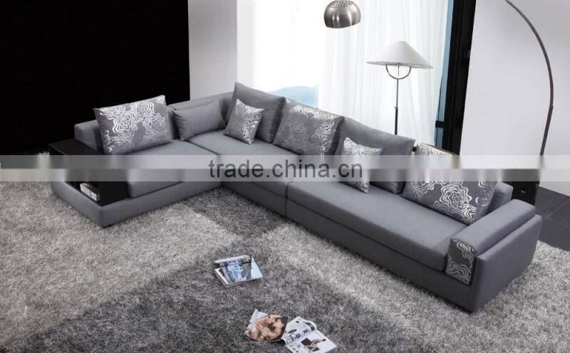 Simple modern home use living room fabric sofa set KW1308