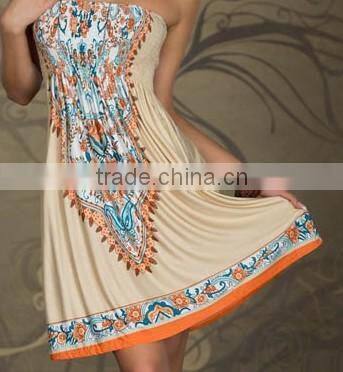 Hot Sale Western Design Women Satin Dress