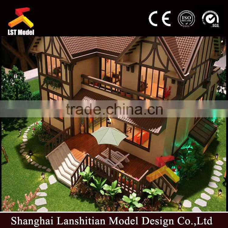 cheap plastic building material architectural model
