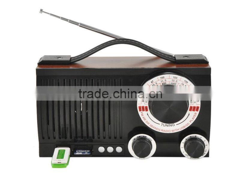 DONGGUAN HIGH QUALITY RECHARGEABLE FM/AM RADIO WITH USB