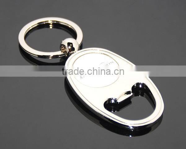 United States Custom Print Name Souvenir Ellipse Oval Metal Key Ring Beer Opener