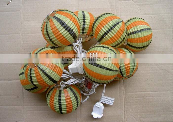 handmade fun printed hanging light